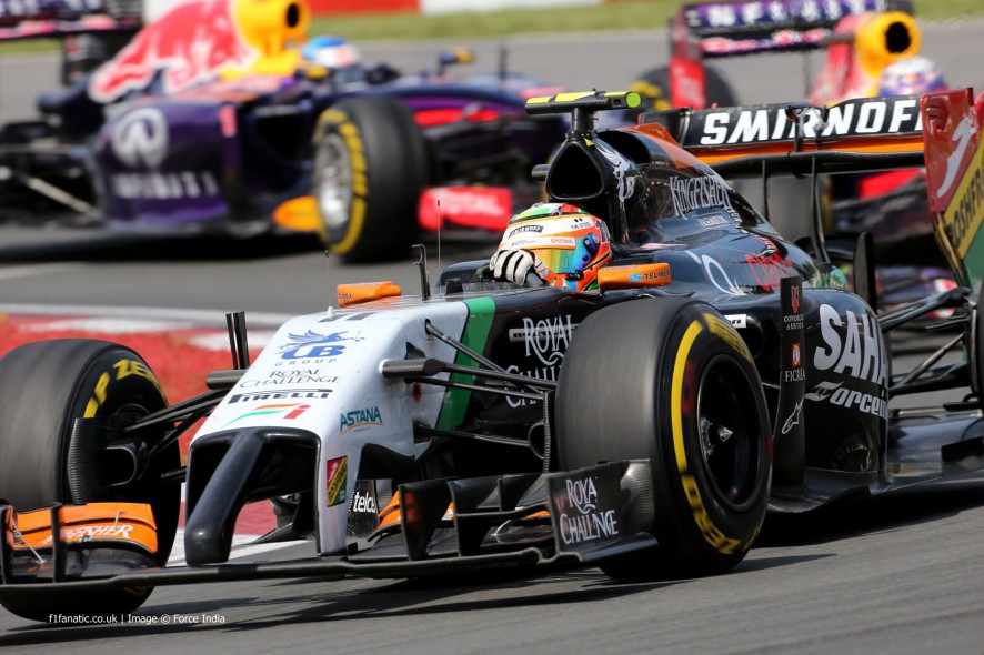 Sergio Perez, Force India, Circuit Gilles Villeneuve, 2014