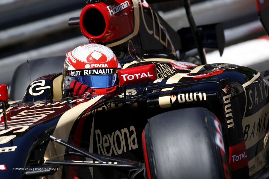 Romain Grosjean, Lotus, Monte-Carlo, Monaco, 2014